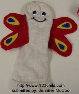 Caterpillar/Butterfly Sock