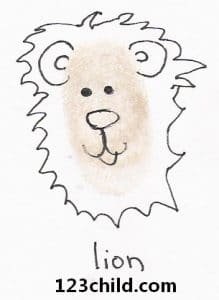 Fingerprint Lion