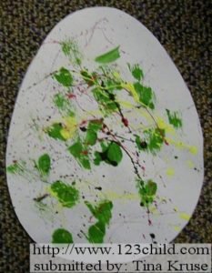Splatter Paint Egg